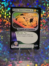 Dragonball Z Trunks Saga "Trunks Sword Position 4" 90 Unlimited FOIL DBZ CCG