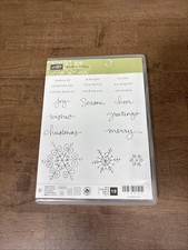 Stampin Up Endless Wishes Photopolymer Stamp Set 136829 Set of 19