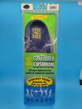 SOF SOLE CONTOURED CUSHION ALL-REPLACEMENT INSOLE MENS SIZE 9 -10.5 NWT 