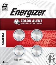 Energizer 2032 Batteries 4 Pack , 3V Lithium Coin Batteries
