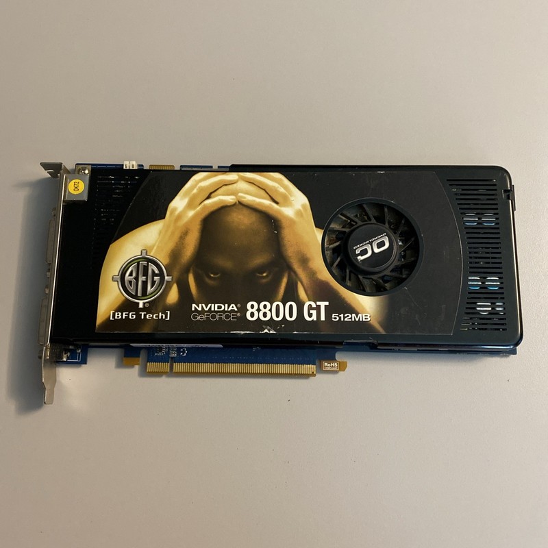 Nvidia GeForce 8800GT 512MB GDDR3 PCI-E S-Video 2×DVI Video Graphics Card