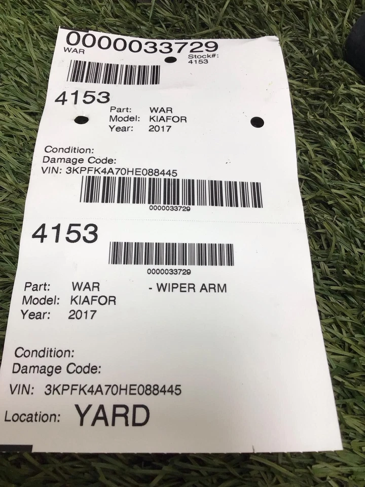 ✅ Juego de brazos limpiaparabrisas delanteros KIA FORTE 2017 Pn: 98310-A7000/98320-A7500 OEM Foto 4 de 4