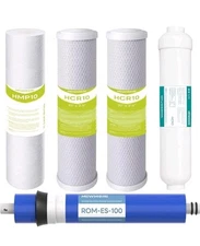 Full 5 Stage Reverse Osmosis System 50 GPD RO Membrane Water Filter Replacement