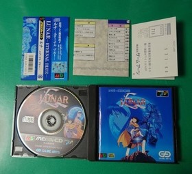 Mega Cd Luna Eternal Blue Lunar Megacd Drive Megadrive Sega Case Manual Obi