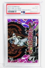 2023 Panini Donruss - Unleashed Elly De La Cruz #U7 Pink Fireworks (RC) PSA 8 NM