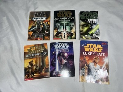 Star Wars Scholastic Book Lot Jedi Apprentice Boba Fett Last of the Jedi Luke