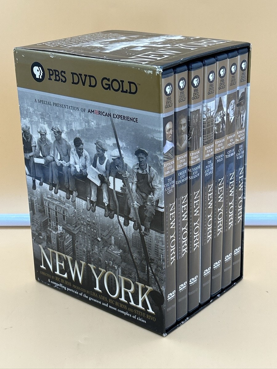 NEW YORK PBS DVD Gold. American Experience. By Rick Burns. History