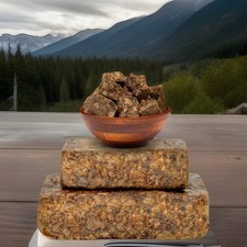 African Black Soap Raw Bar 1 lb. 100 Pure Organic Natural Ghana Face Body Wash