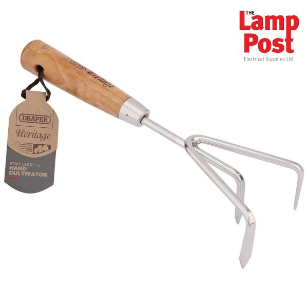 Draper Heritage Ash Handle Hand Cultivator - Image 2