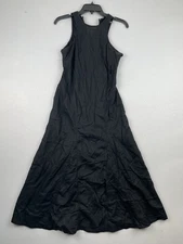 Future Collective Women's Zip Back Linen Midi A-Line Dress - Size 6