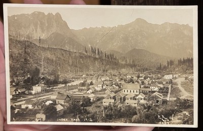 RPPC Photo Index, Snohomish Co., WA 1912 by Lee Pickett Photo Co. Aerial View