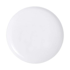 Luminarc Pizza Plate Round White Opal Glass Dishwasher Microwave Safe Chip 32cm