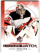 Isaac Poulter 2024-25 SP Authentic Future Watch Limited Red Rookie #192 New
