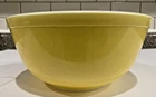 Vintage Pyrex Primary Color Yellow Vintage Nesting Mixing Bowl 4 Qt Large 1950s
