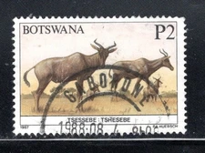 BOTSWANA AFRICA  STAMPS USED LOT 366CO