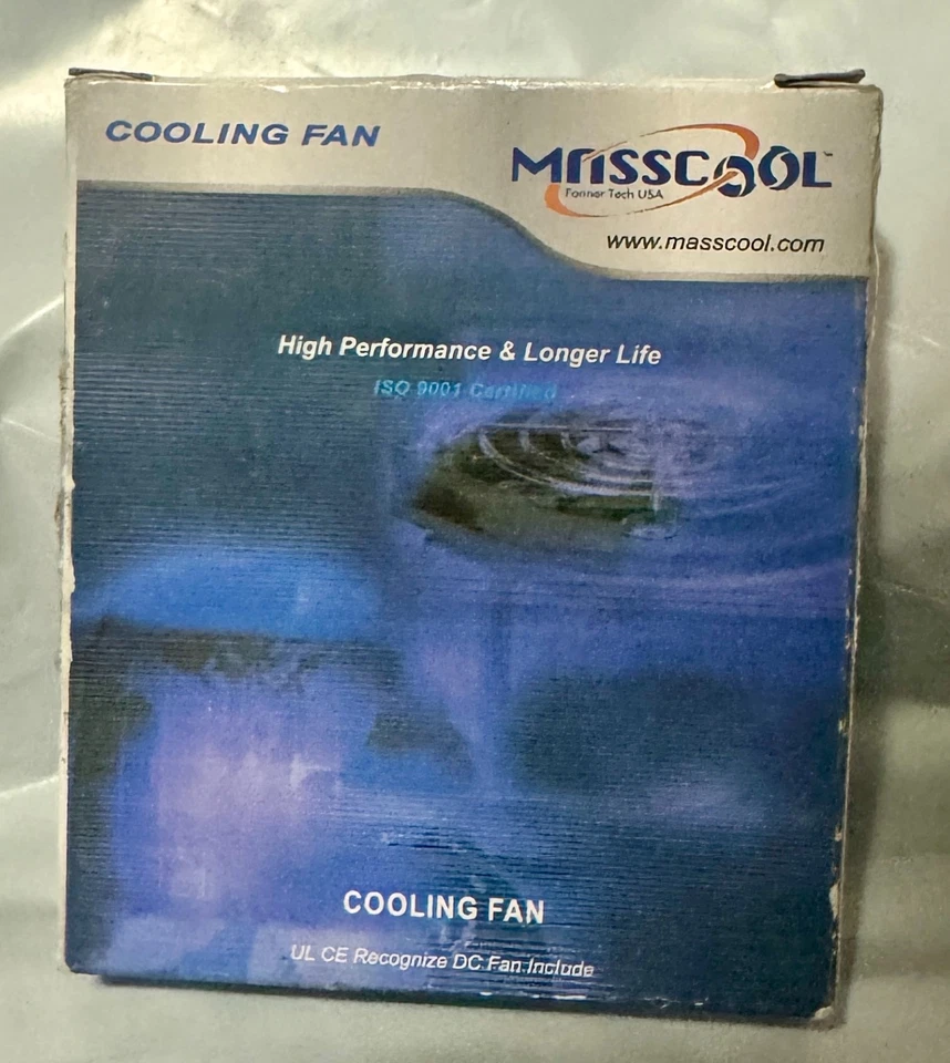 Masscool 80mm Cooling Fan 3-Pin Motherboard / 4-Pin PSU Connector Fan FD08025S1M - Image 4 of 4