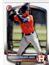 Walker Janek Houston Astros 2025 Bowman Draft ****