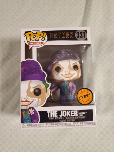 Funko Pop 337 The Joker From 1989 Movie Batman Chase Edition Brand New In Box