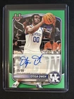 🔥Otega Oweh 2025-26 Bowman Basketball Chrome U Green Auto 35/99 Kentucky