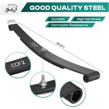 Club Car Golf Cart Front Leaf Spring - 2 Leaf Steel