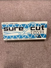 Sure Cut Pinking Shears/scissors New In Box 8 Vintage Made In Japan