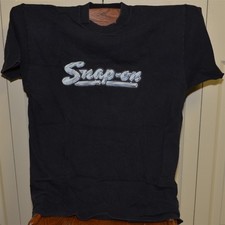 Snap-on Tools 1980 Black Old Logo Sales Theme Large T-shirt 9