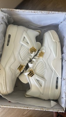 Nike Air Jordan 4 Retro Metallic Gold - Größe EU 44,5