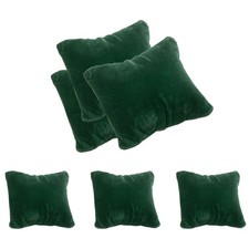 6pcs Velvet Bracelet Watch Pillow, Jewelry Display Pillow for Bracelet Green