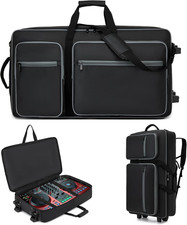 DJ Case with Wheels Compatible with DDJ FLX10/1000/1000SRT/REV7/REV5/SCLIVE 4,DJ