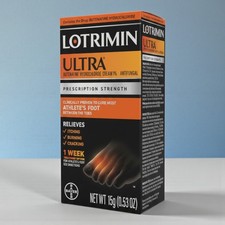 Lotrimin Ultra 1 Week Athlete's Foot Cream 15g Butenafine Antifungal Exp 2027 