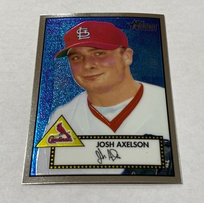 2001 Topps Heritage Chrome St Louis Cardinals Josh Axelson #CP103 342/552)