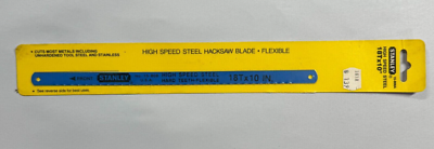 #ad Stanley High Speed Steel Blades 18TX10quot; No. 15 808A Hacksaw Flexible $12.00
