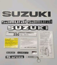 Suzuki Samurai Emblems And Stickers Suzuki Samurai Emblems And Stickers