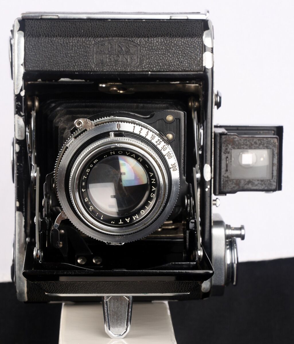 フィルムカメラ Zeiss Ikon Ikonta Novar-Anastigmat 75mm VINTAGE Zeiss Ikon Ikonta Film Camera w/ Novar Anastigmat