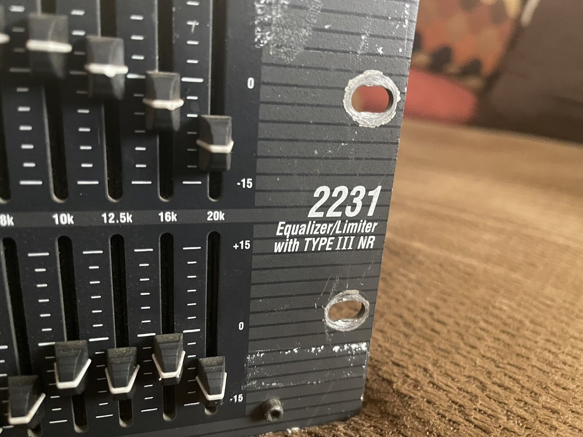 DBX 2231 Graphic Equalizer/Limiter with Type III | eBay