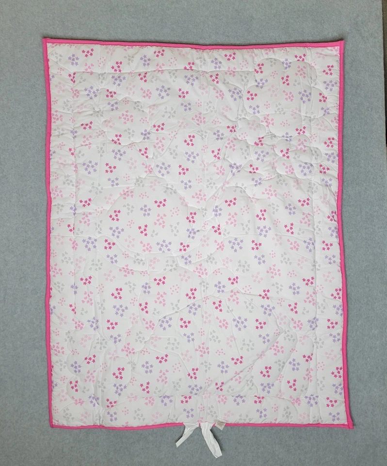 Carters Child Of Mine 3 Pcs Nursery Set Pink Monkey Quilt Sheet And Dust Ruffle - Image 3 of 4