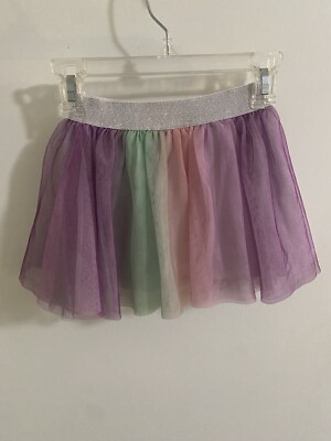 My Little Pony Tulle Skirt Girls 4T Rainbow