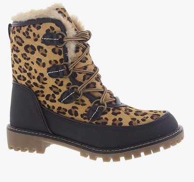 MÍA MISHA -L Womens Boot Size 7M US Leopard Block Heel NEW