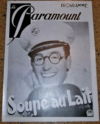 Altes PARAMOUNT Programm von 1936 aus dem Film DIE MILKSUPPE Burleigh Sullivan
