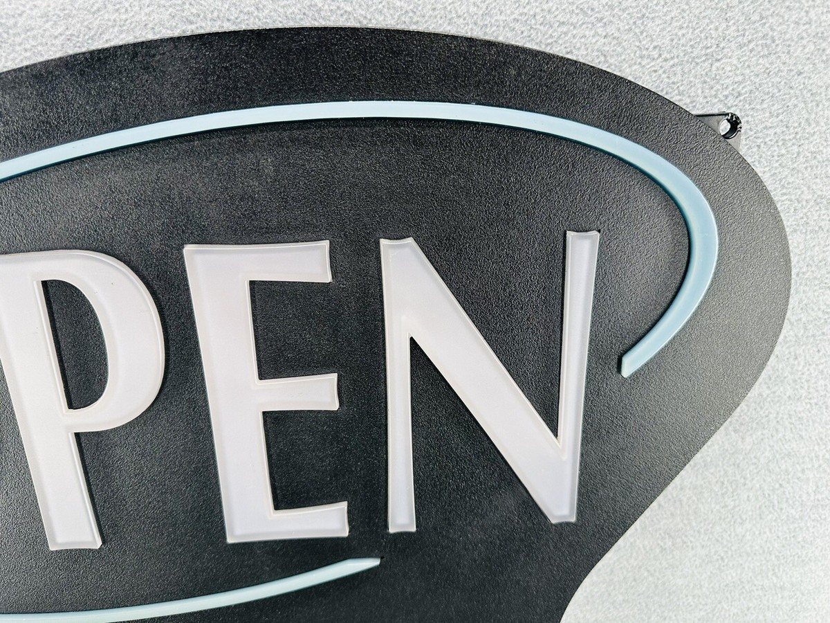 NEWON 4908 - Open Sign Business Store Hours Open-Close Times Size