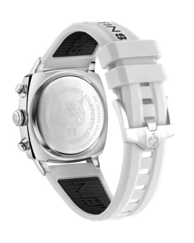 Philipp Plein Sport PSGBA0123 Wildcat Chronograph silber weiss Herren Uhr NEU - Bild 3 von 8