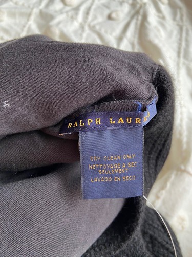 RALPH LAUREN CASHMERE Stony Creek Cable STANDARD SHAMS ~ BLACK ~ (2 SHAMS) $$$$ - 第 16/19 張圖片