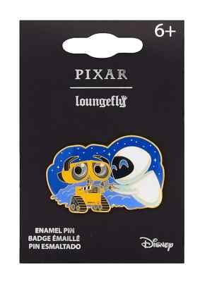 Loungefly Disney Pixar WALL-E and EVE Starry Night Enamel Pin