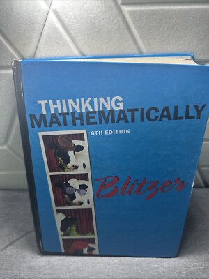 Thinking Mathematically