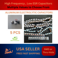 5pcs, CAPACITOR ALUMINUM, 47UF, 80V, 20 SMD, U.S. SELLER
