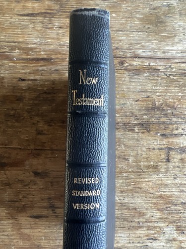 Revised Standard Version New Testament~Nelson Publishing 1946 Leather~Very Good - Imagen 2 de 14