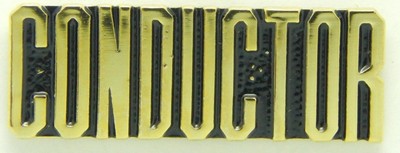 Railroad Hat-Lapel Pin/Tac - Conductor #1466-NEW