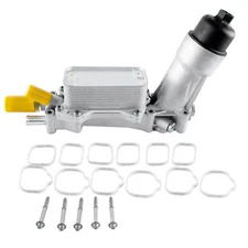 Aluminum Engine Oil Filter Housing Fits 2011-2016 Dodge Jeep Chrysler Ram 3.6L