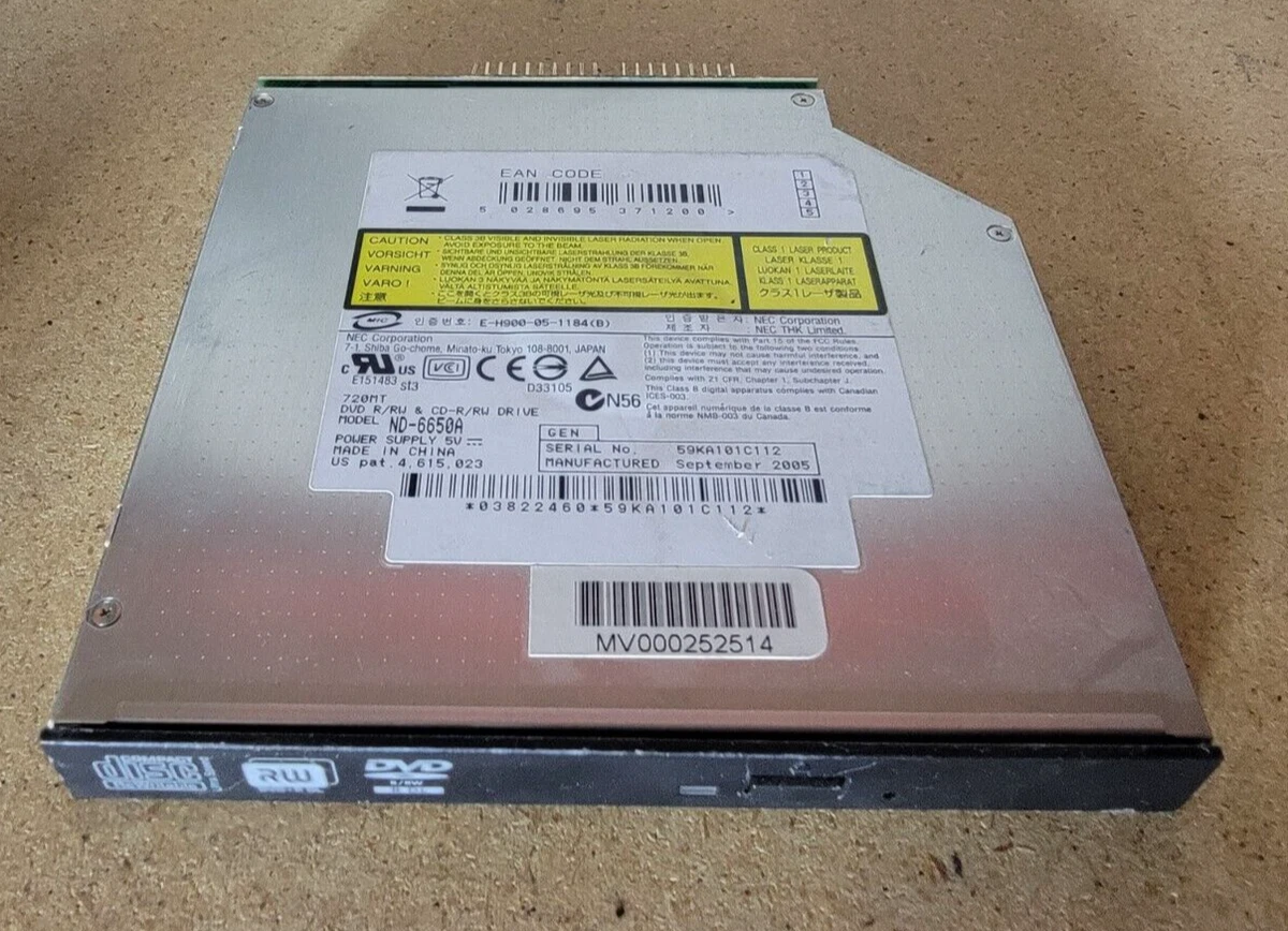 NEC Internal Laptop CD, DVD & Blu-ray Drives for sale | eBay