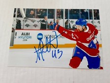 Xavier Ouellet Montreal Canadiens 4x6 Photo Signed Autograph Habs Laval Rocket 